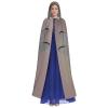 QASNLU Dragonfly print Halloween hooded cape decoration cape costumes for witches, Mardi Gras, Christmas view 2