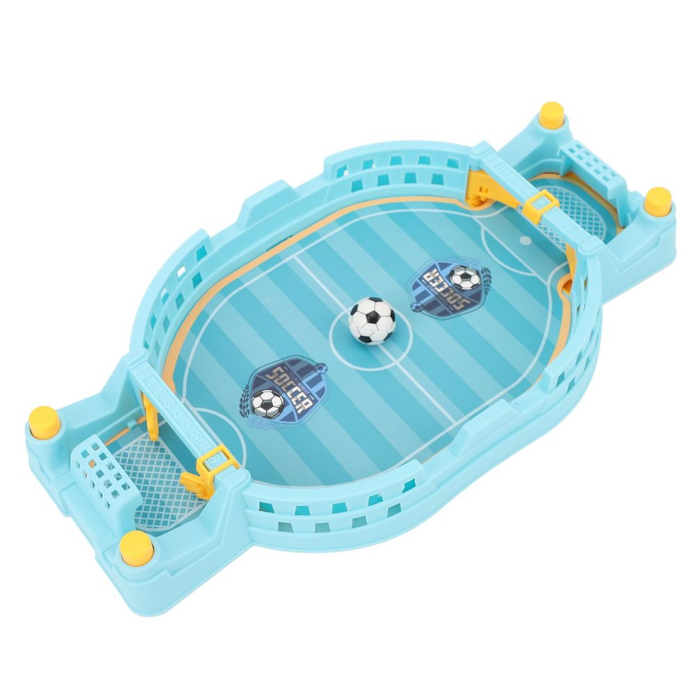 Table Soccer Pinball, Soccer Board Game, Educational Manual, Interactive Scoring, Easy to Play Indoor (Blue)