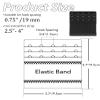 3Pcs Women's Bra Extender 5 Hook, Bra Extenders Plus Size, 5 Hooks Soft Stretchy Bra Extension Strap (Black) view 2
