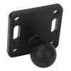 AMPS Square Plate, Hard Anodized Aluminum Alloy Rubber Sturdy Standard Hole Prevention Ball Mount Base for Kayak view 4