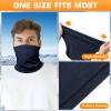 Finvizo Winter Neck Warmer for Men Women: 4 Pack Neck Gaiter Face Ski Mask Windproof Face Cover Fleece Balaclava Scarf for Cold Weather Outdoor Sports view 3