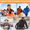 Finvizo Winter Neck Warmer for Men Women: 4 Pack Neck Gaiter Face Ski Mask Windproof Face Cover Fleece Balaclava Scarf for Cold Weather Outdoor Sports view 4