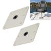 Jopwkuin Boat Seat Pedestals, Boat Seat Base Aluminum Alloy Lightweight Oxidation Easy to Disassemble 7inx7in for Replacement view 2