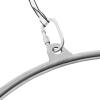 GXFCHYL Complete Aerial Hoop Kit Professional Aerial Lyra Hoop Set Pilates Ring Single Point Yoga Ring Dancing Circus Aerial Yoga Equipment for Dancing Yoga Training,Silver (90cm) view 4