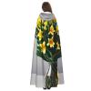 QASNLU Bouquet of Daffodils print Halloween hooded cape decoration cape costumes for witches, Mardi Gras, Christmas view 4