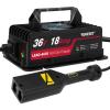 36v 18a Golf Cart Charger Compatible with EZGO TXT Golf Carts with Lead Acid Batteries view 1