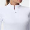 THE GYM PEOPLE Women's Half Zip Golf Workout Shirts Long Sleeve Soft Warm Yoga Athletic Pullover Sweatshirts with Thumb Hole view 3