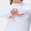 THE GYM PEOPLE Women's Half Zip Golf Workout Shirts Long Sleeve Soft Warm Yoga Athletic Pullover Sweatshirts with Thumb Hole view 4
