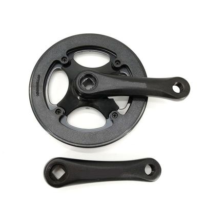 HDNSAUD Bicycle Crank Bicycle Crankset 114mm 127mm Crank 36T Chainwheel Aluminum Alloy Crank Double Protective Covering Bike Part Road Bike crankset