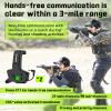 PROHEAR RH08 Walkie Talkie for Howard Leight Impact Sport Electronic Earmuffs, with Rechargeable Battery, Great Signal for Shooting Range Outdoors - 2 Pack view 2