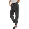 Corduroy Pants for Women - Trendy Drawstring High Waist Straight Leg Lounge Sweatpants - Loose Comfy Fit - Wide Leg - Womens Casual Teacher Pants - Fall Fashion 2024 view 1