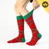 WANDER Men's Christmas Socks Gifts Dress Socks Fun Crazy Cotton Calf Crew Socks (Shoe Size:13-15,8 Pairs Holiday Socks) view 2