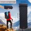 CAPASTEC Camping Sleeping Pads, Non-Spliceable Camping Mat with Pillow, Foot Inflatable Camping Mat, for Camping Backpacking Hiking, Navy Blue view 2