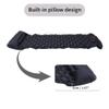 CAPASTEC Camping Sleeping Pads, Non-Spliceable Camping Mat with Pillow, Foot Inflatable Camping Mat, for Camping Backpacking Hiking, Navy Blue view 3