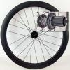 GEIRONV 700C Off Road Racing Bike Wheel Set, Carbon Fibre 20/24H Disc Brake Front 2 Rear 4 Bearings Quick Release Rim 7-11 Speeds 23C-38C Tire(50MM) view 4