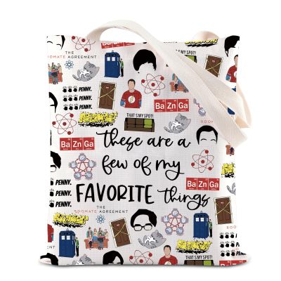 ENSIANTH TBBT TV Show Inspired Tote Bag TBBT Sheldon Fans Gift TBBT Theory That's My Spot Handbag (Spot bang bag)