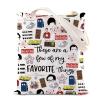 ENSIANTH TBBT TV Show Inspired Tote Bag TBBT Sheldon Fans Gift TBBT Theory That's My Spot Handbag (Spot bang bag) view 1