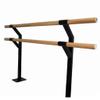 CUTPOIY Ballet Barre Bar Floor Fixed Ballet Barre Bar for Home Kids Double Dance Bar for Stretch Pilates Dance or Active Workouts 1.5M view 1