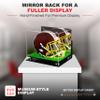 Acrylic Display Case for Full Size Football Helmet Premium Football Display Case with Turf Base & Gold Risers Protects Memorabilia & Collectibles, Dimension 14.5" L x 11" W x 12" H (A002/V44) view 2