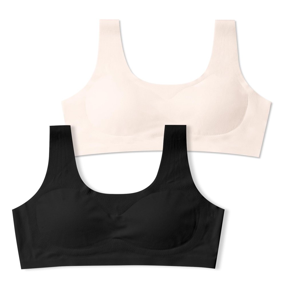SALIA GIRL Training Bras for Girls 8-10 Sports Seamless Bra with Removable Padding Bras,Small