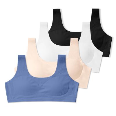 SALIA GIRL Training Bras for Girls 8-10 Sports Seamless Bra with Removable Padding Bras,Small