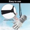 4pcs Ski Glove Straps, Polyester Strong Elasticity Sport Glove Safety Strap Ski Glove Wrist Leash Handcuff Glove Strap Fixed Gloves for Ski Lovers Sports Accessories(Black) view 4