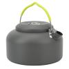 Aluminum Alloy Camping Kettle, Portable Coffee Pot 1.3L, Foldable Handle, With Heat Plastic Handle, for Camp, Hiking view 3