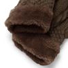 Women Mern Winter Gloves Warm Knit Gloves Touchscreen Anti Slip Silicone Gloves Soft Plush Cuff Texting Gloves (Coffee, One Size) view 3