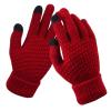 Winter Gloves Touchscreen Warm Knitted Gloves Work Outdoor Hiking Running Cycling Driving for Men Women (A, One Size) view 1