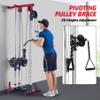 TROPOW Wall Mount Cable Machine with 20 Positions, LAT Pulldown Machine with Adjustable Cable Pulley System for Home Gym, Cable Crossover Machine, Tricep Workout Equipment with Weight Pulley System view 3