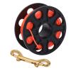 ANGGREK Finger Reel 30m Line Fluorescent Wire Lightweight Diving Reel for Cave Diving (Black) view 1