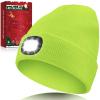 Biuonk Unisex LED Beanie Hat with Light, Christmas Stocking Stuffers Gifts for Men, White Elephant Gifts for Adults Men Husband view 1