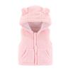 Betadog Kids Fleece Winter Vest Hooded Warm Cotton Jacket Fall Outwear for Boys Girls with Hood Fall (Pink, 5-6 Years) view 2