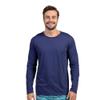 INGEAR Men Base Layer Long Sleeve Shirt - Casual Crewneck Comfortable Style Mens Fashion Winter Undershirt Lightweight Shirts (US, Alpha, Small, Regular, Regular, Navy) view 1