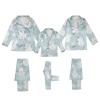 CGGMVCG Silk Christmas Outfits for Family 2024 Button Down Shirt and Pants Satin Xmas Clothes Matching Sets (Z02 Snowman - Light Blue, 9-10) view 1