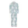CGGMVCG Silk Christmas Outfits for Family 2024 Button Down Shirt and Pants Satin Xmas Clothes Matching Sets (Z02 Snowman - Light Blue, 9-10) view 3