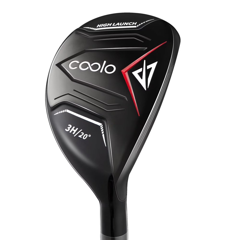 COOLO Golf Hybrid for Average Golfer, Designed for High Launch and Smooth Hits, 3/4/5/6/7 Hybrid, Right and Left Handed(#5,Stiff,Right)