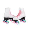 C SEVEN C7skates Quad Roller Skates | Retro Design (Candy Pink w LED, Women's 5 / Youth 4) view 4