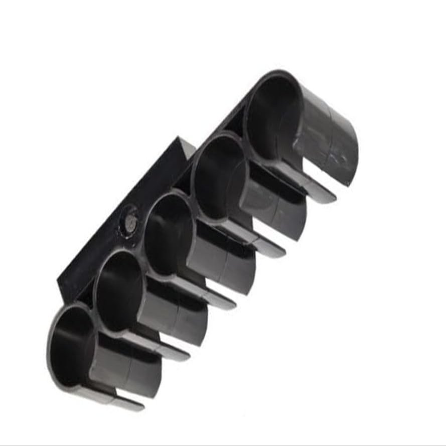 Universal Shotshell Black 5 Shell Holder, 12 Gauge Shotshell Carrier Shell Holder for Picatinny Rail