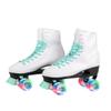 C SEVEN C7skates Quad Roller Skates | Retro Design (Mint w LED, Youth 3) view 1