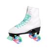 C SEVEN C7skates Quad Roller Skates | Retro Design (Mint w LED, Youth 3) view 3