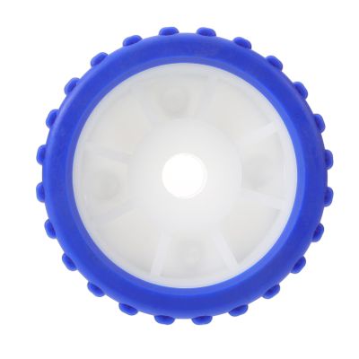 CHILDWEET Boat Trailer Roller Ribbed Wobble Roller Wheel Replacement for Trailer Parts