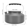 Stovetop Aluminum Alloy Camping Kettle 1.1L Capacity Portable Coffee Tea Pot Hanging Pot Design Premium Material view 3