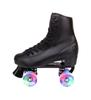 C SEVEN C7skates Quad Roller Skates | Retro Design (Black w LED, Women's 10 / Men's 9) view 3