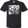 5X-Large Black Mens Aliens Taking Selfie at Area 51 UFO Funny Ironic Gift T-Shirt view 2
