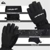 Quiksilver Boys' Mission Gloves - Waterproof, Insulated, Touchscreen, Adjustable Cuff, Nose & Goggles Wipe, Black, Large view 3