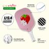 Sonix | USAPA Approved | Pickleball Paddles Set of 2 | Fiberglass Surface Pickle Ball Set with 2 Rackets, 4 Balls | Strawberry Shortcake - Characters view 2