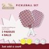 Sonix | USAPA Approved | Pickleball Paddles Set of 2 | Fiberglass Surface Pickle Ball Set with 2 Rackets, 4 Balls, & Bag | Japanese Patterns - Traditional Hemp Leaves view 3