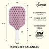 Sonix | USAPA Approved | Pickleball Paddles Set of 2 | Fiberglass Surface Pickle Ball Set with 2 Rackets, 4 Balls, & Bag | Japanese Patterns - Traditional Hemp Leaves view 4