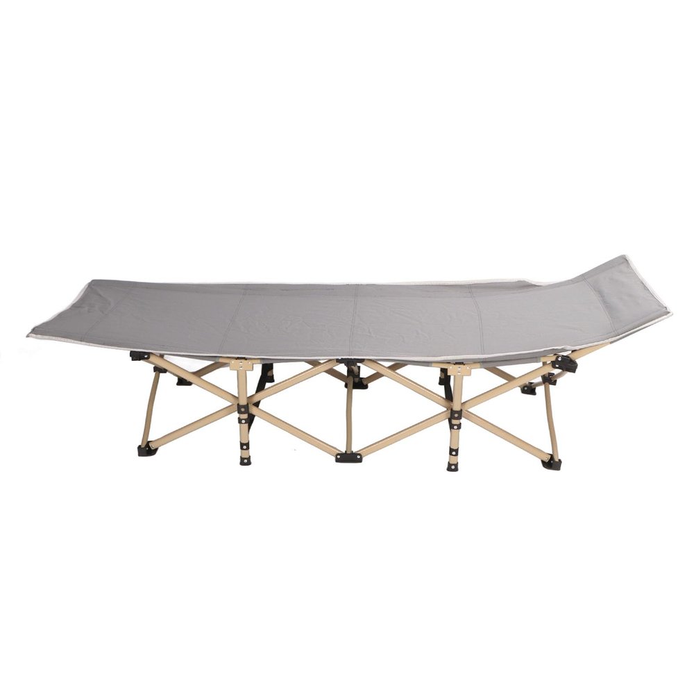 Folding Lounge Chair Multifunctional Portable Ten Feet Square Tube Folding Cots Bed for Office Hospital
